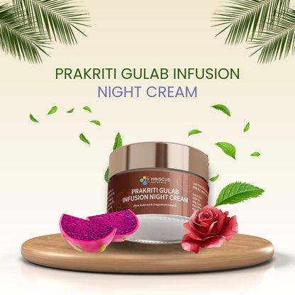 Prakriti - Gulab Infused Rejuvenating Night Cream | Verified Sustainable by Brown Living™