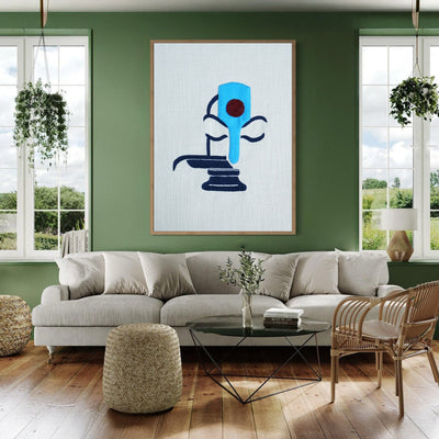 Prakriti & Purusha Wall Art – Shiva & Parvati Divine Union | 12x8 Inch – Wall Decor on Brown Living™. SKU: UD00000245. Img 2.