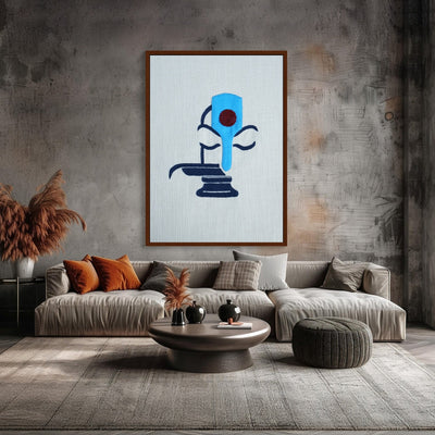 Prakriti & Purusha Wall Art – Shiva & Parvati Divine Union | 12x8 Inch – Wall Decor on Brown Living™. SKU: UD00000245. Img 1.