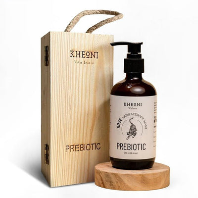 Prebiotic Rose | 3 - in - 1 Hair, Face & Body Wash – Body Wash on Brown Living™. SKU: PRTIRO250L. Img 1.