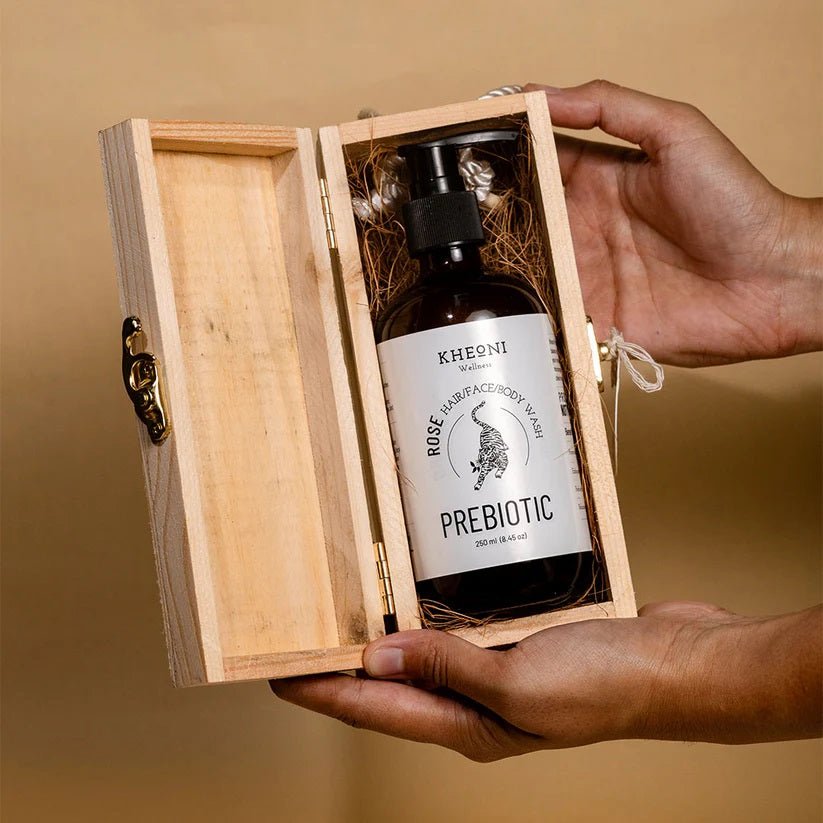 Prebiotic Rose | 3 - in - 1 Hair, Face & Body Wash – Body Wash on Brown Living™. SKU: PRTIRO250L. Img 2.