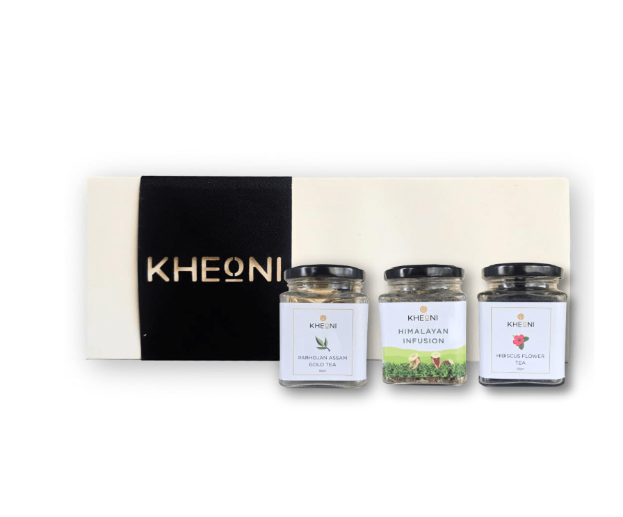 Premium 3 Tea Gift Set – Tea by Kheoni available on Brown Living™. . SKU: KHTGS - 001. Img 1.