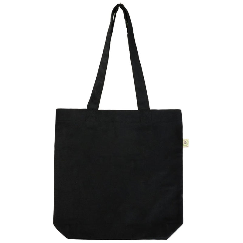 Premium Cotton Canvas Tote Bag - Aztec Black | Verified Sustainable by Brown Living™