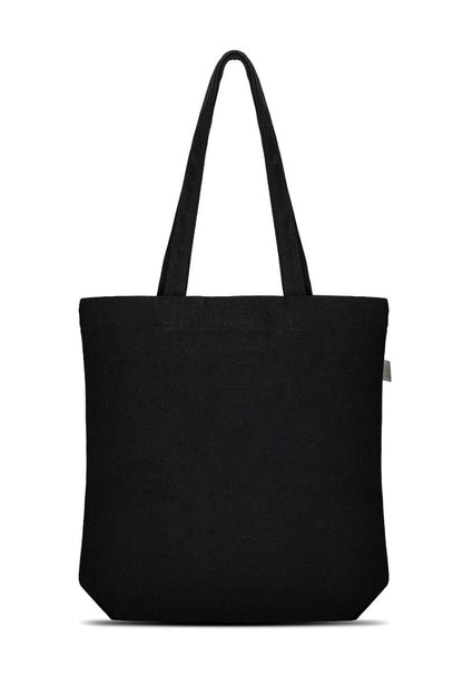 Premium Cotton Canvas Tote Bag - Bone Black | Verified Sustainable by Brown Living™