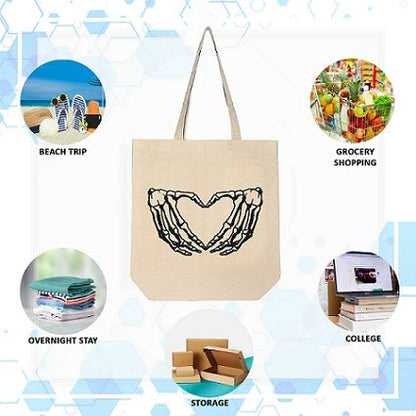 Premium Cotton Canvas Tote Bag - Bone White | Verified Sustainable by Brown Living™