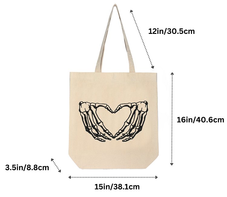 Premium Cotton Canvas Tote Bag - Bone White | Verified Sustainable by Brown Living™