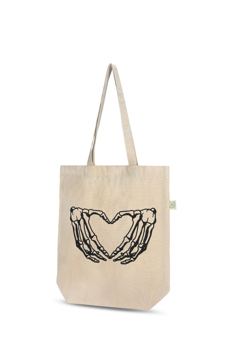 Premium Cotton Canvas Tote Bag - Bone White | Verified Sustainable by Brown Living™