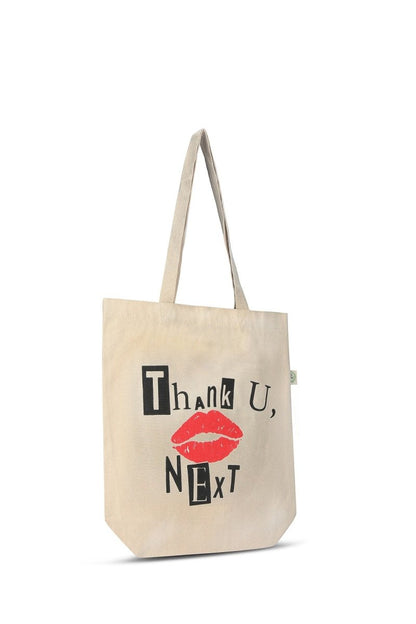 Premium Cotton Canvas Tote Bag - Thank You White | Verified Sustainable by Brown Living™