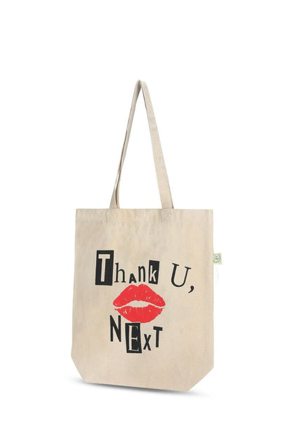 Premium Cotton Canvas Tote Bag - Thank You White | Verified Sustainable by Brown Living™