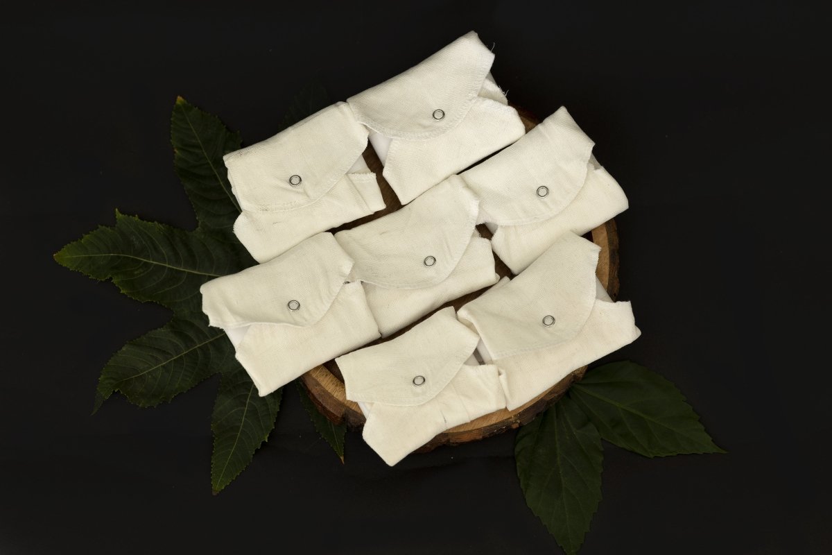 Premium Disposable Cloth Pads – Single Use (XXL, XL, L, Panty Liners) – Womens Underwear by OKEY SAFE available on Brown Living™. L (Pack of 7) . SKU: OSL. Img 6.
