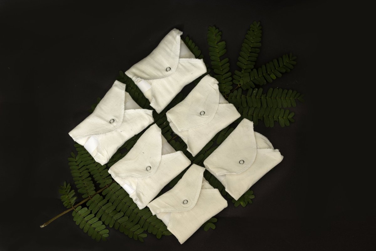 Premium Disposable Cloth Pads – Single Use (XXL, XL, L, Panty Liners) – Womens Underwear by OKEY SAFE available on Brown Living™. XL (Pack of 6) . SKU: OSXL. Img 5.