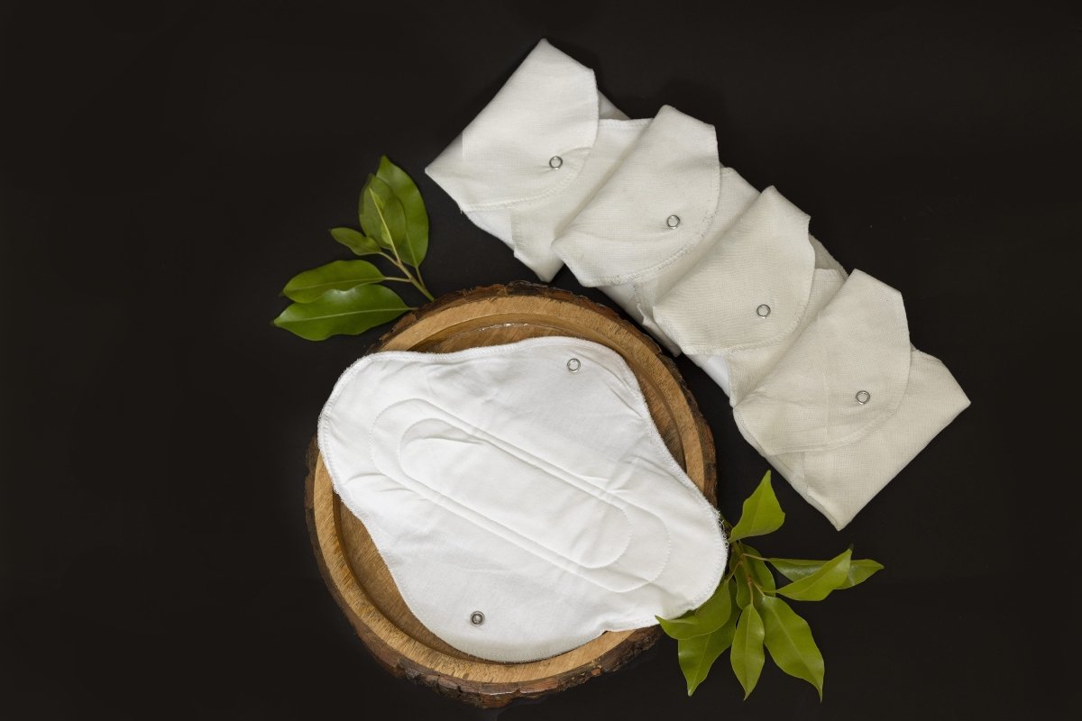 Premium Disposable Cloth Pads – Single Use (XXL, XL, L, Panty Liners) – Womens Underwear by OKEY SAFE available on Brown Living™. XXL (Pack of 5) . SKU: OSXXL. Img 3.