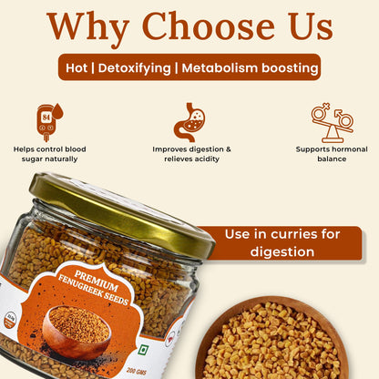 Premium Fenugreek Seeds 200g | Pure Natural Methi Seeds – Dried Fruits, Nuts & Seeds on Brown Living™. SKU: ARNAS-5. Img 6.