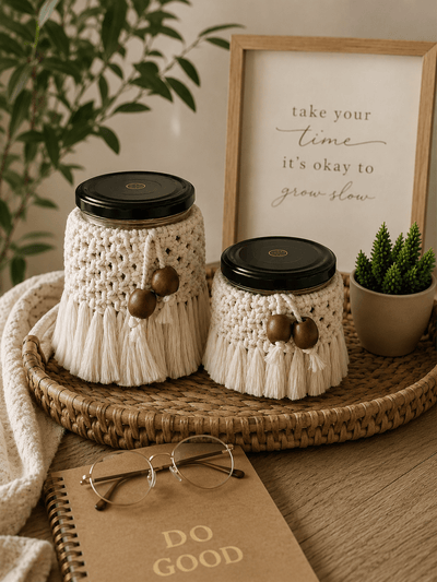 Premium Glass Container for DIY Candle Jars – Home Decor on Brown Living™. SKU: CJ500011300ml. Img 1.