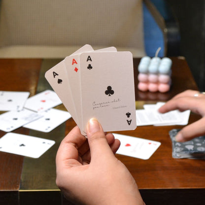 Premium Handmade Eco Playing Cards Set – Card Games on Brown Living™. SKU: BL_PC_PO1n. Img 8.