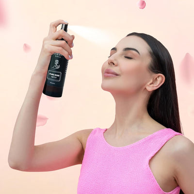 Premium Natural Rose Water Mist Spray for Face – Face Toner on Brown Living™. SKU: FFHYRW150L. Img 5.