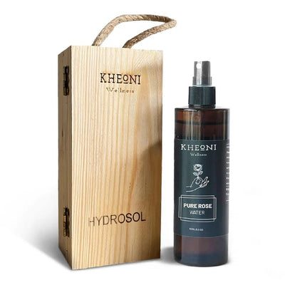 Premium Natural Rose Water Mist Spray for Face – Face Toner on Brown Living™. SKU: FFHYRW150L. Img 1.