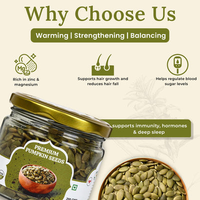 Premium Pumpkin Seeds 200g | Natural High Protein Seeds – Dried Fruits, Nuts & Seeds on Brown Living™. SKU: ARNAS-2. Img 8.