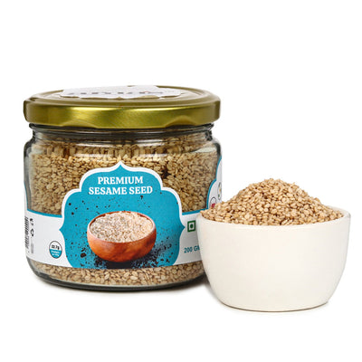 Premium Sesame Seeds 200g | Natural Protein Rich Seeds – Dried Fruits, Nuts & Seeds on Brown Living™. SKU: ARNAS-6. Img 5.