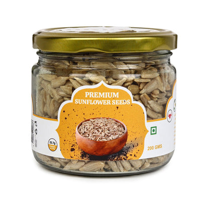 Premium Sunflower Seeds 200g | Pure Natural Protein Seeds – Dried Fruits, Nuts & Seeds on Brown Living™. SKU: ARNAS-3. Img 1.