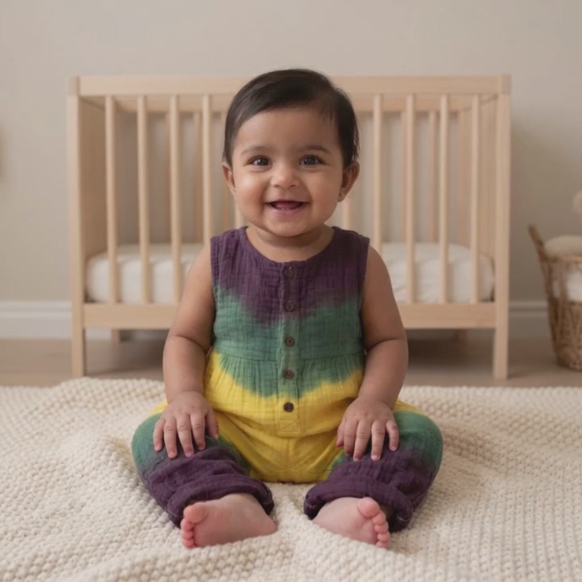 Ayurvastra Onesie for Babies – Gentle Care for Eczema-Prone Skin
