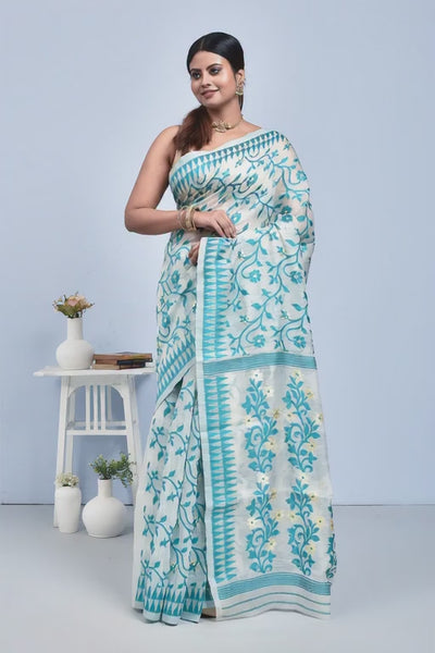 Bengal Pure Tussar Silk Saree