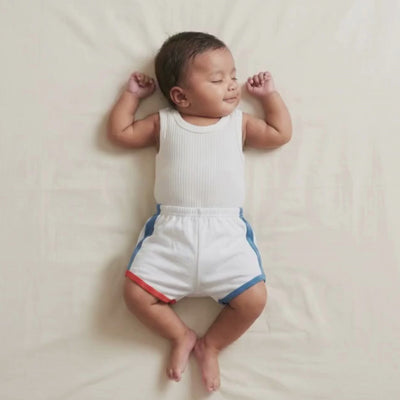 Herb Dyed Baby Play Shorts For Comfort & Easy Movement