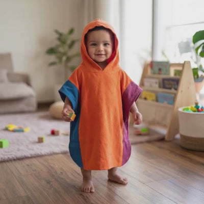 Go-With-The-Flow Tee | Bamboo Kaftan-Style Hoodie for Babies & Toddler