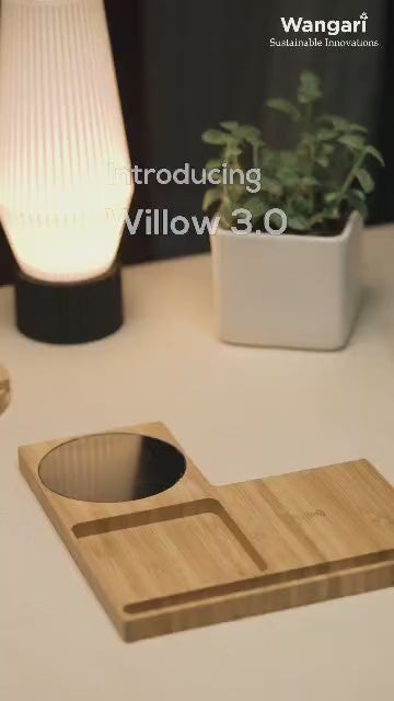 Load video: Willow 2.0 15W Wireless Charger With Cup Warmer Function