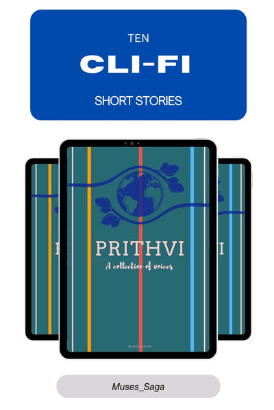 Prithvi | Climate Fiction Anthology by Indian Science Fiction Writers – Notebooks & Notepads on Brown Living™. SKU: CFPB. Img 2.