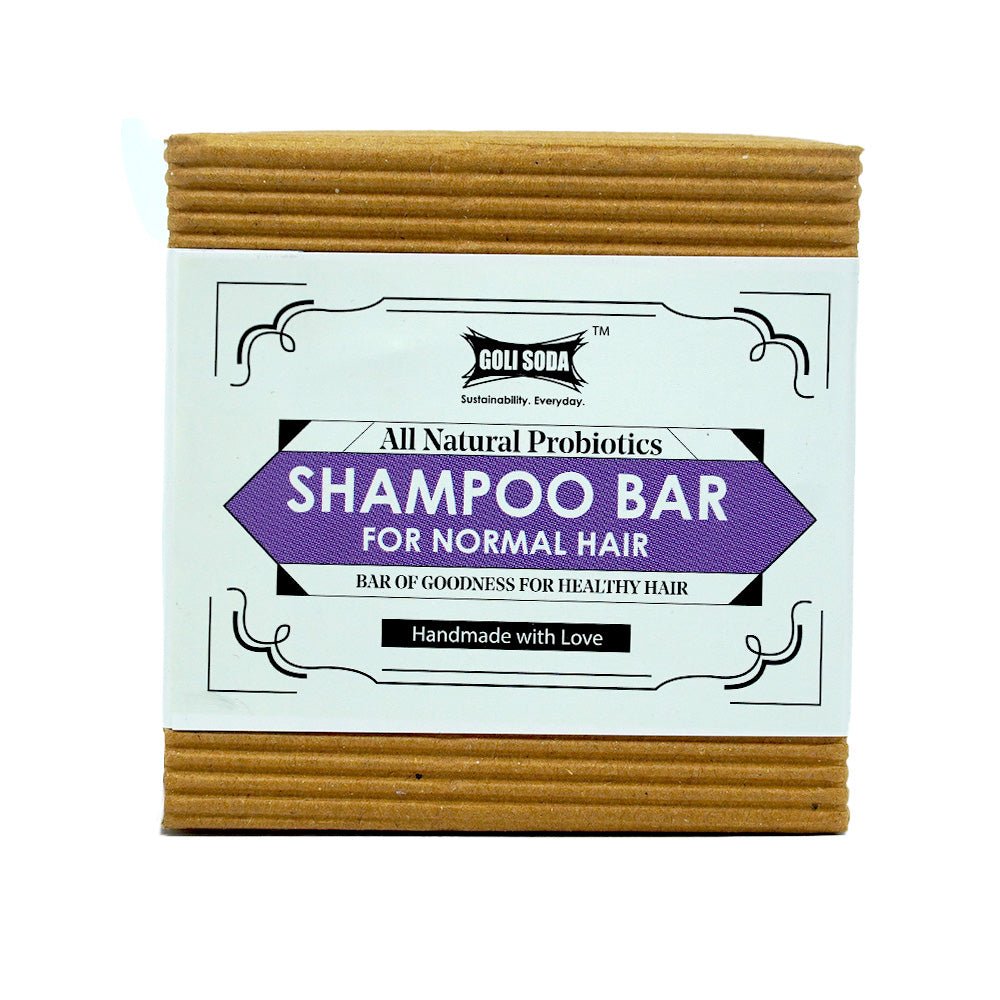 Probiotics Sulphate - Free Shampoo Bar For Normal Hair - 90g | Verified Sustainable by Brown Living™