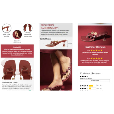 Product Page Design Optimisation – Product Listing & SEO Services on Brown Living™. SKU: BLCFG_PPDO_1. Img 2.