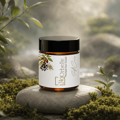 Psoriasis Botanical Face Cream | Sensitive Skin Care | 30 g – Face Cream on Brown Living™. SKU: PERE27. Img 1.