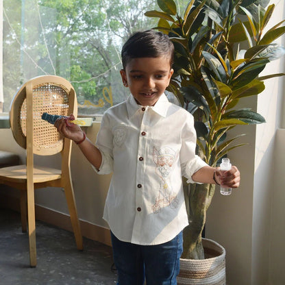 Pup Police Force Embroidered Kids Shirt – Kids Shirts on Brown Living™. SKU: PPES - 011. Img 6.