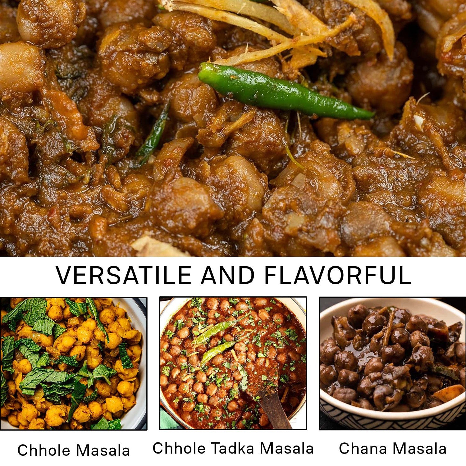 Purani Dilli Chole Masala — Old Delhi Tradition, No Fillers – Seasonings & Spices on Brown Living™. SKU: SR-PDC. Img 8.