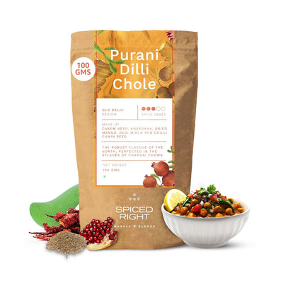 Purani Dilli Chole Masala — Old Delhi Tradition, No Fillers – Seasonings & Spices on Brown Living™. SKU: SR-PDC. Img 1.