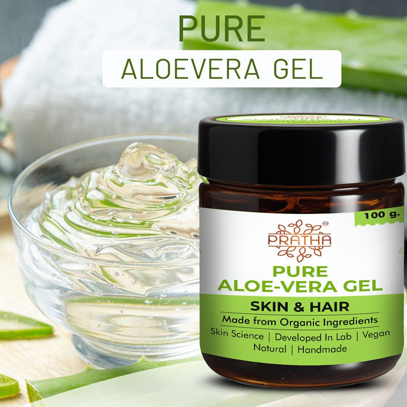 Pure Aloe Vera Gel | Skin & Hair - 100 g | Verified Sustainable by Brown Living™