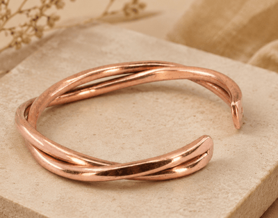 Pure Copper Healing Band – Womens Accessories on Brown Living™. SKU: THREE-ROBE-COPPER-BAND. Img 43.