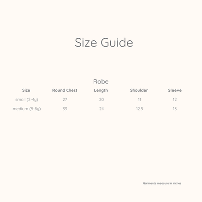 Pure Cotton Waffle Fabric Robe for Kids – Elle Design, Earthy Tone – Bath Linens on Brown Living™. SKU: MSY-00433B-Earthy-Medium. Img 7.