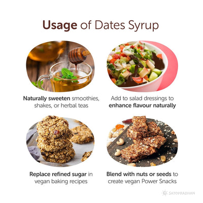 Pure Date Syrup - Natural Alternative to Bee Honey for Vegans – Honey & Syrups on Brown Living™. SKU: 1SA_DS - 2H. Img 5.