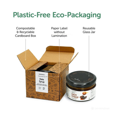 Pure Date Syrup - Natural Alternative to Bee Honey for Vegans – Honey & Syrups on Brown Living™. SKU: 1SA_DS - 2H. Img 6.