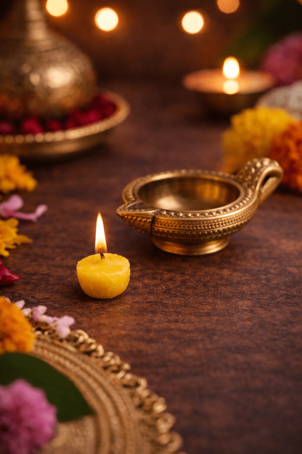 Pure Ghee Diya Batti for Pooja – Pooja Needs on Brown Living™. SKU: BL-GDB-30. Img 3.