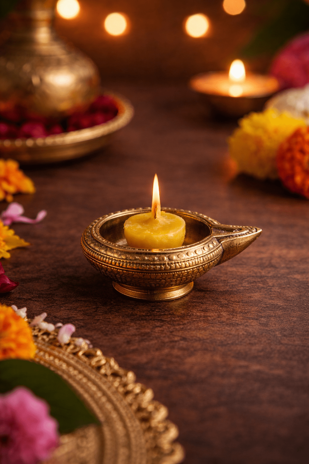 Pure Ghee Diya Batti for Pooja – Pooja Needs on Brown Living™. SKU: BL-GDB-30. Img 2.