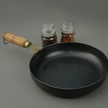 Pure Iron Handmade Family Combo (Kadai+ Fry Pan+ Round Wok+ Dosa Tawa) – Cookware by 80s Cookware available on Brown Living™. . SKU: Iron - Combo - 5 - 4350g - packof4. Img 4.