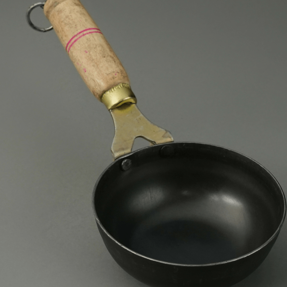 Pure Iron Handmade Family Combo (Tadka Pan + Fry Pan+ Round Wok) – Cookware on Brown Living™. SKU: Iron - Combo - 2 - 3200g - packof3. Img 4.