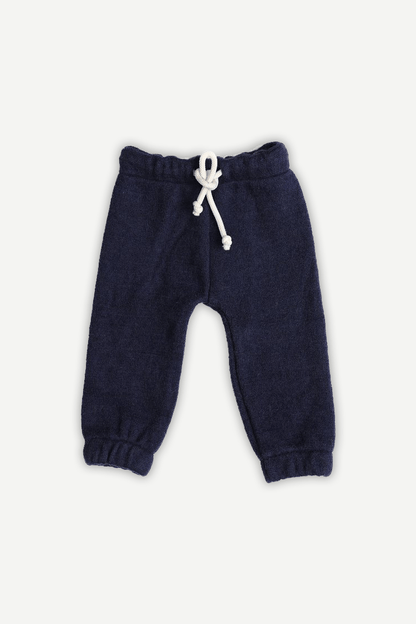 Pure Wool Baby Jogger Pants | Herbal Dyed with Sacred Lotus – Kids Daywear Sets on Brown Living™. SKU: JBB03002. Img 2.