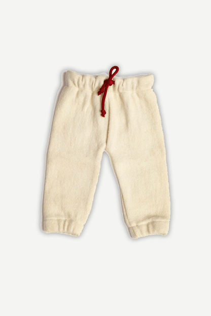 Pure Wool Baby Jogger Pants | Herbal Dyed with Sacred Lotus – Kids Daywear Sets on Brown Living™. SKU: JIW03003. Img 3.