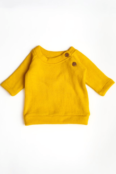 Pure Wool Full Sleeved Baby Tee | Herbal Dyed with Sacred Lotus – Kids Daywear Sets on Brown Living™. SKU: STSY03016. Img 4.