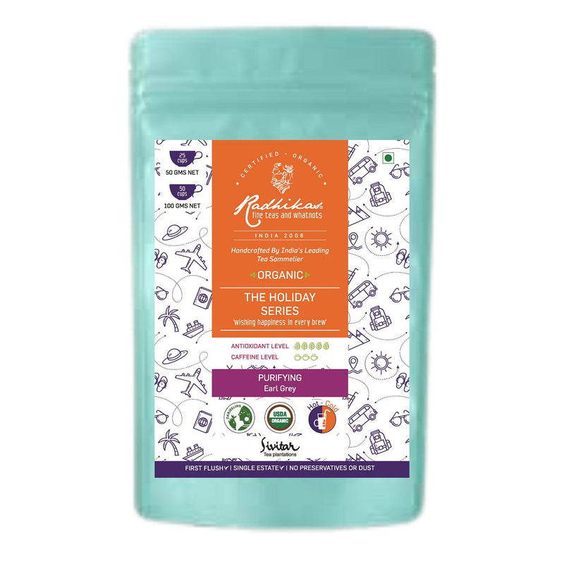 Purifying Earl Grey Tea- For Digestion and Anxiety Relief | Verified Sustainable Tea on Brown Living™
