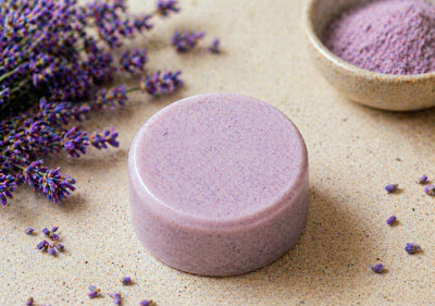 Purple Clay Goat Milk Soap Nourishing Handmade Bath Bar – Soap on Brown Living™. SKU: PRCLSP. Img 1.